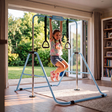 Blue Gymnastics Horizontal Bar