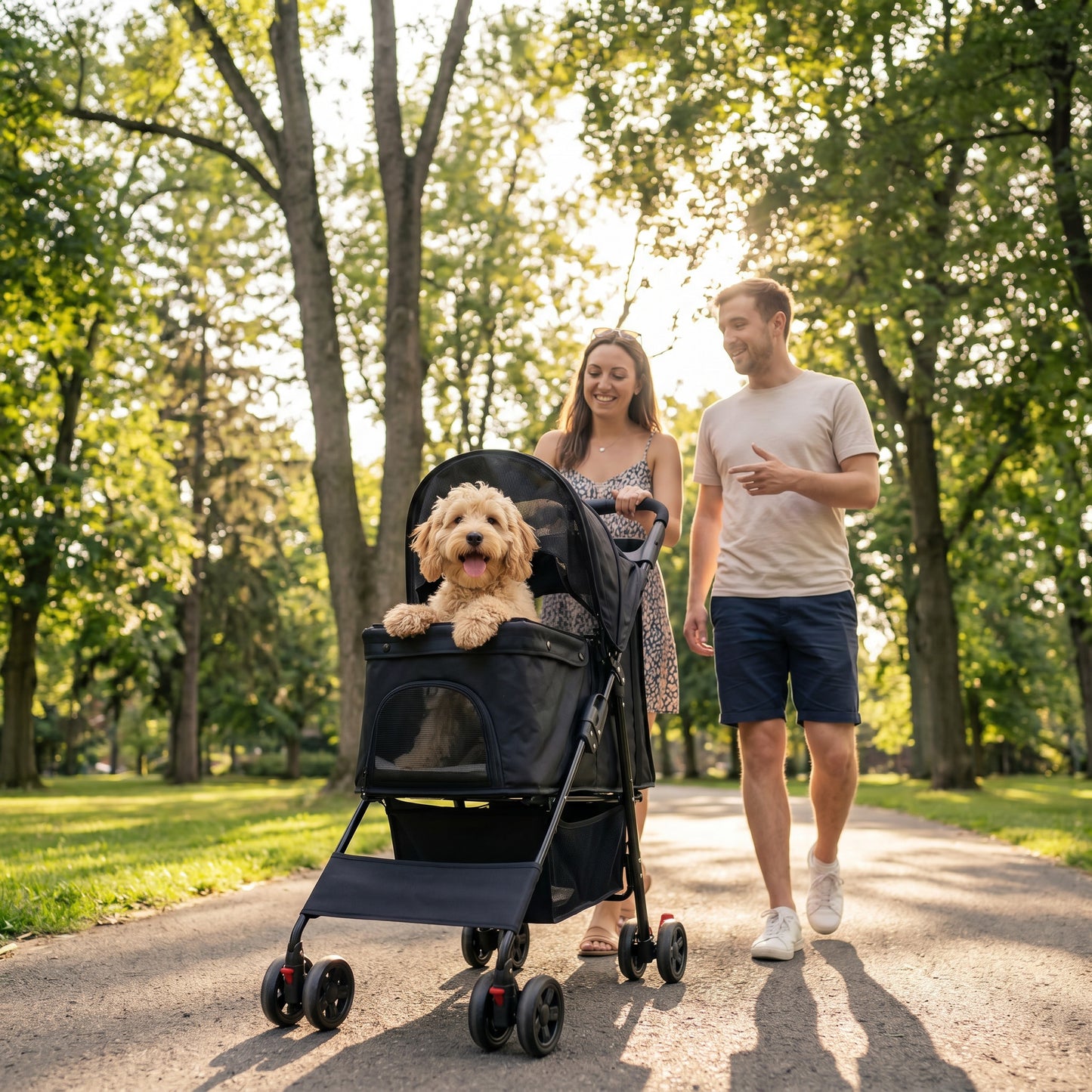 Pet Stroller Premium & Raincover