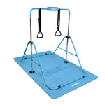 Blue Gymnastics Horizontal Bar with Mat