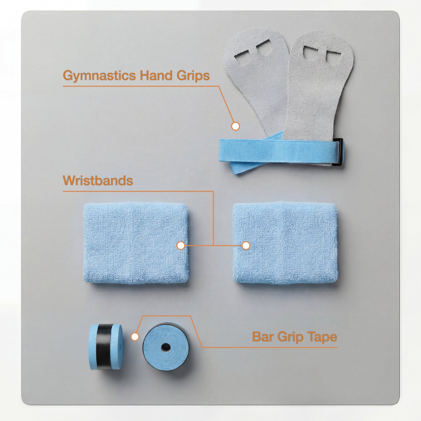 Blue Gymnastics Horizontal Bar with Mat