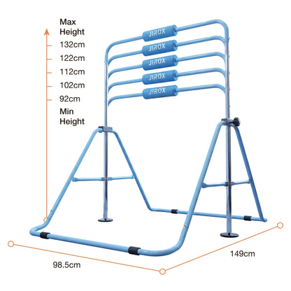 Blue Gymnastics Horizontal Bar
