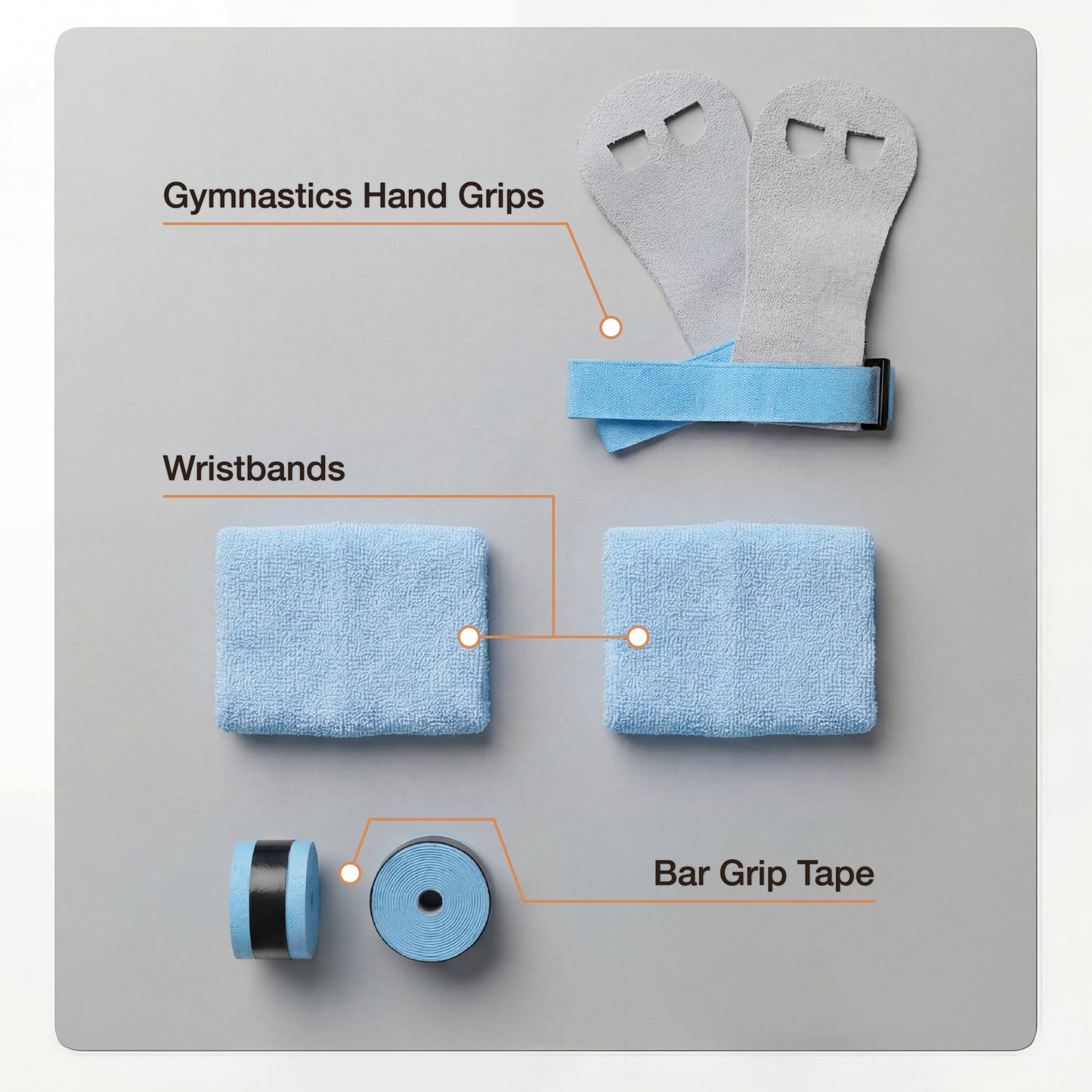 Blue Gymnastics Horizontal Bar