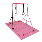 Pink Gymnastics Horizontal Bar with Mat