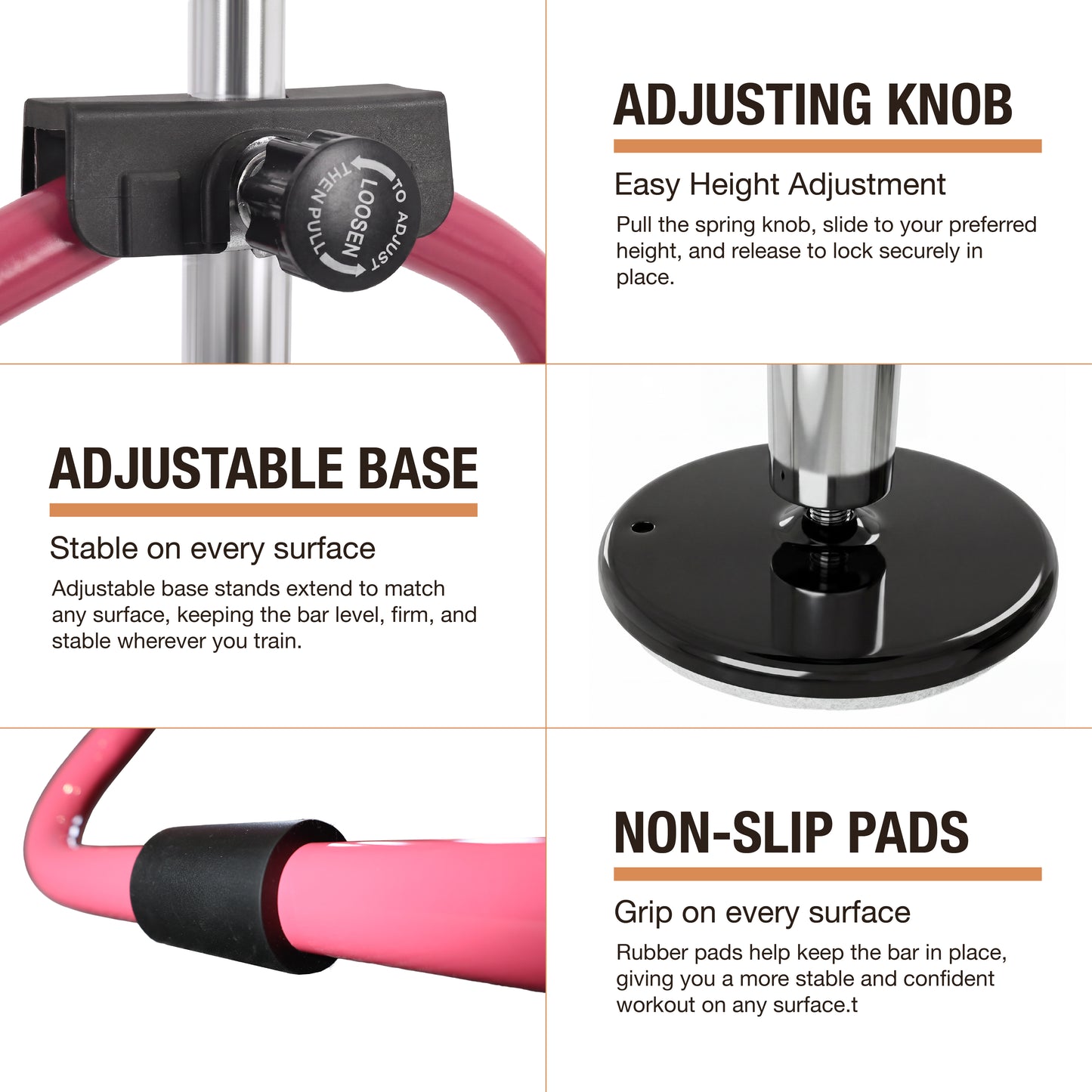 Pink Gymnastics Horizontal Bar